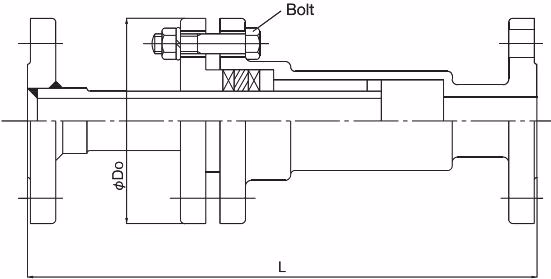 Ёситакэ (Yoshitake) ES-10-100 чертеж габаритных размеров