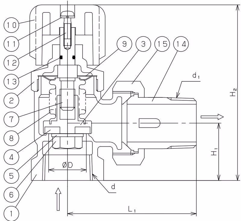 Yoshitake FV-2A structural drawing