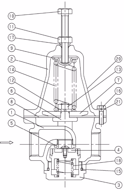 Yoshitake GD-24 construction cross-section drawing