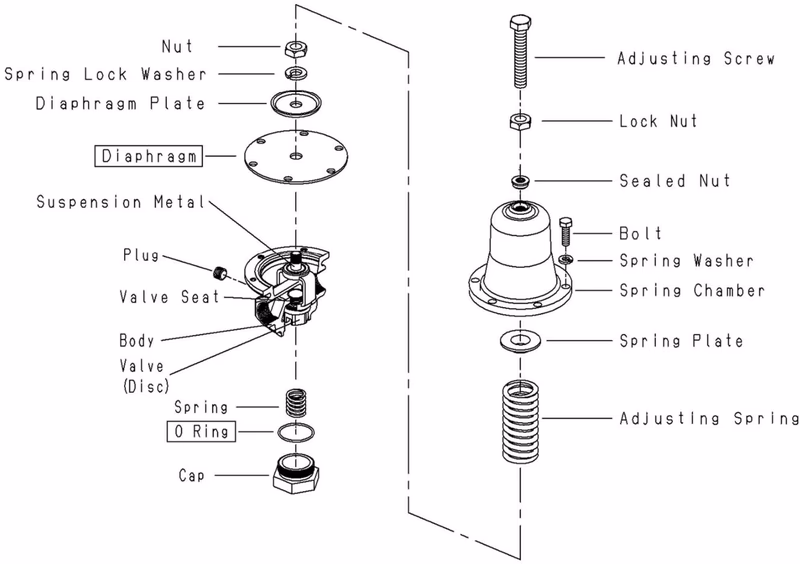 Yoshitake GD-24 exploded drawing