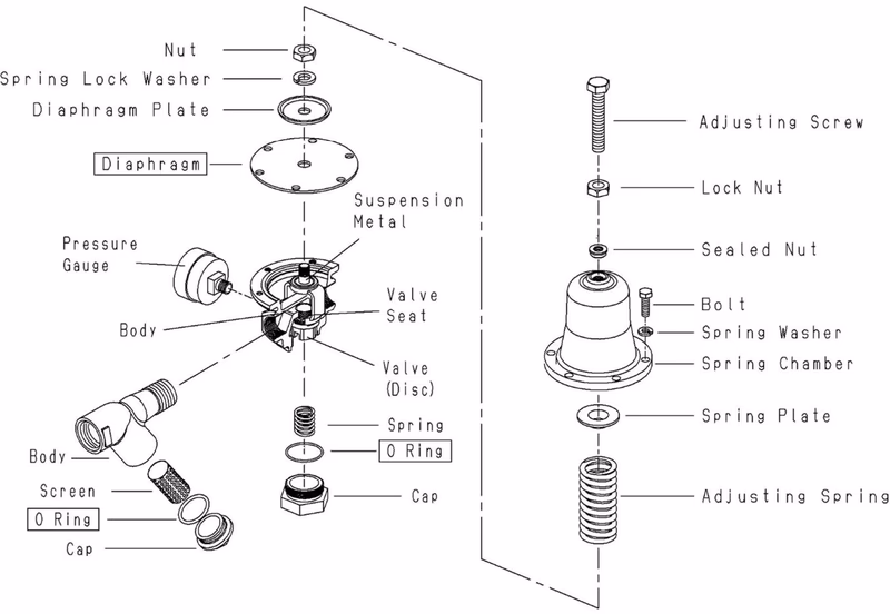 Yoshitake GD-24GS exploded view