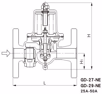 耀希达凯 Yoshitake GD-27-NE 耀希达凯 GD-27-NE 尺寸图