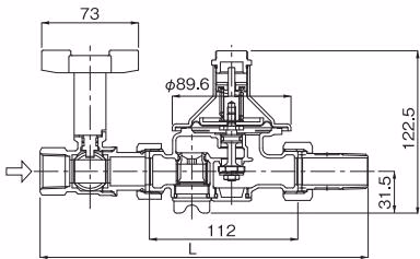 Ёситакэ Yoshitake GD-46SP с запорным клапаном