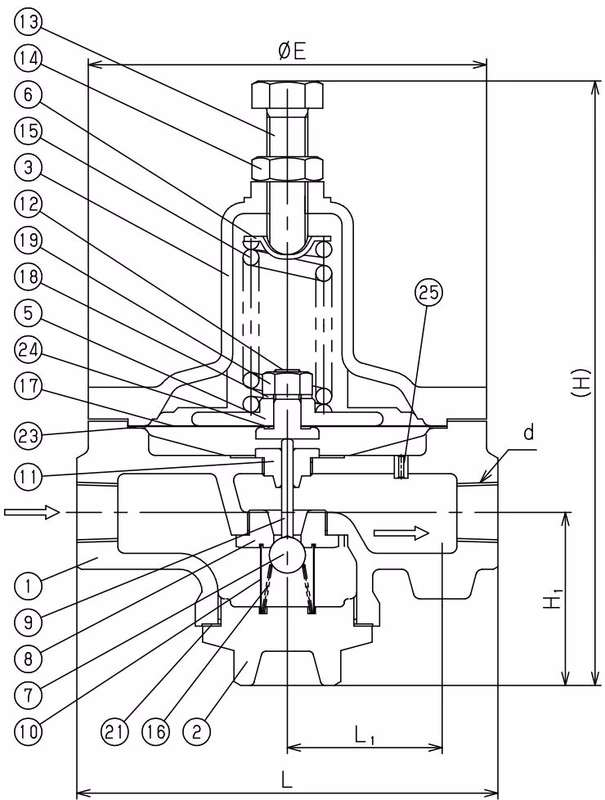 Yoshitake GD-6N assembly drawing
