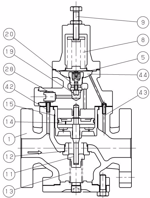 Yoshitake GP-1000AS operation cross section