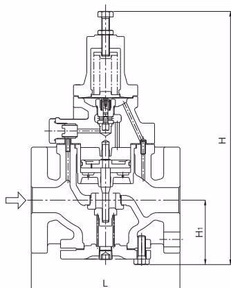 Yoshitake GP-1000H dimensions drawing