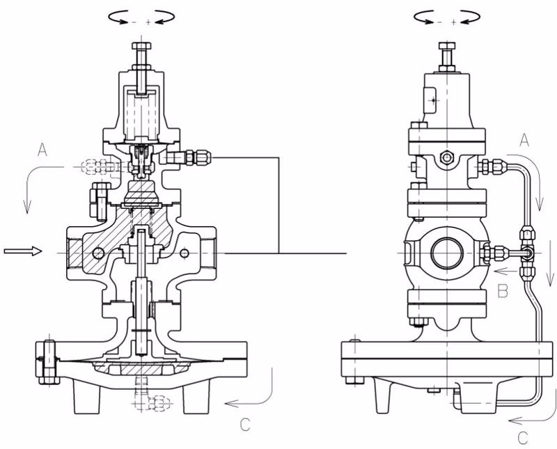 Yoshitake GP-2000CS turning adjusting screw