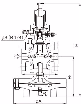 耀希达凯 (Yoshitake) GPR-2000 法兰盘型尺寸图