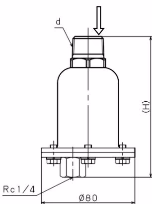 Yoshitake LD-16 dimensions drawing