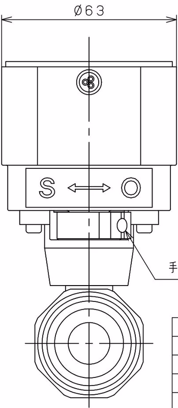 Yoshitake MD-36R dimensional drawing