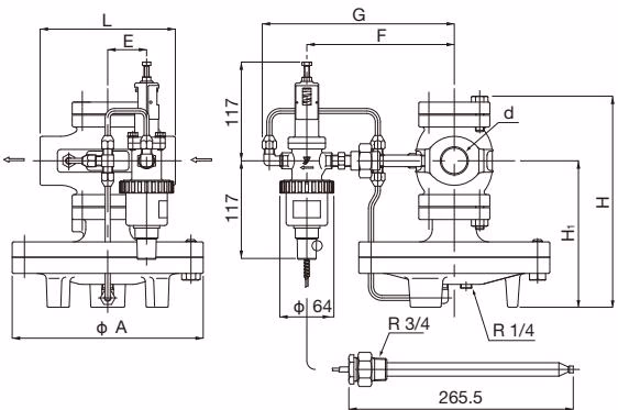 耀希达凯 Yoshitake OB-2000 耀希达凯 (Yoshitake) OB-2000 螺纹型尺寸图