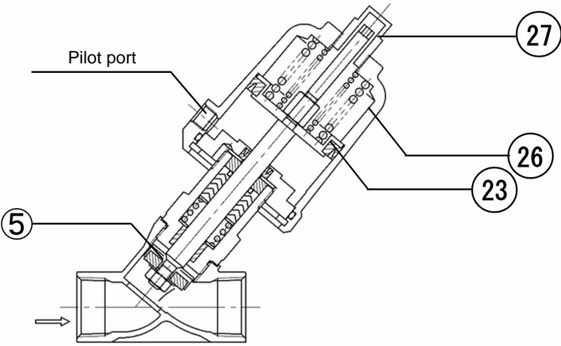 Yoshitake PD-3 opening operation diagram