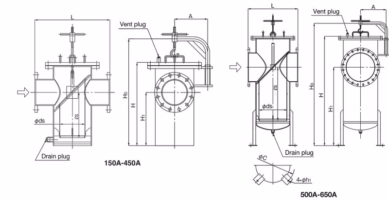 Yoshitake SU-6 dimensions diagram