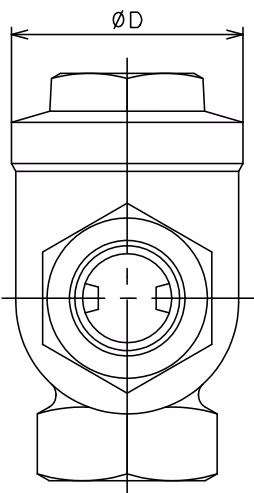 Yoshitake TS-1A structural drawing for straight type 15A and 20A