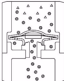 Yoshitake TS-5V operation diagram during opening