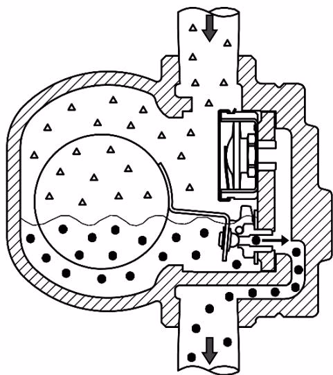 Yoshitake TSF-8 condensate discharging operation phase